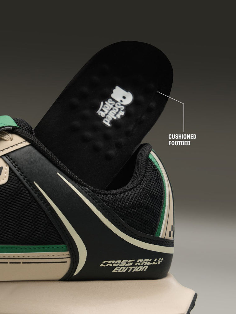 Velocity: Emerald Men Low Top Sneakers