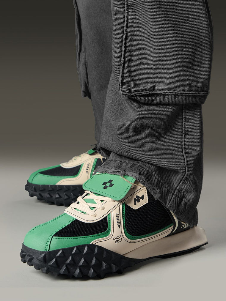 Velocity: Emerald Men Low Top Sneakers
