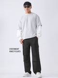 Parachute Pants: Noir Men Parachute Pants