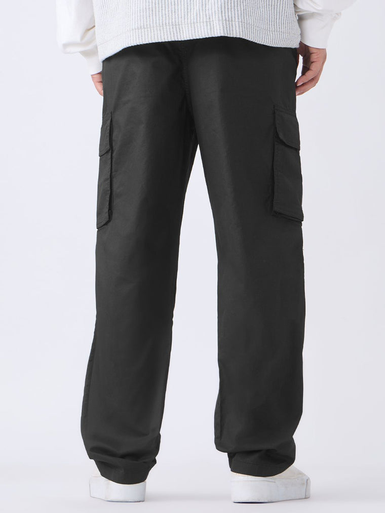 Parachute Pants: Noir Men Parachute Pants