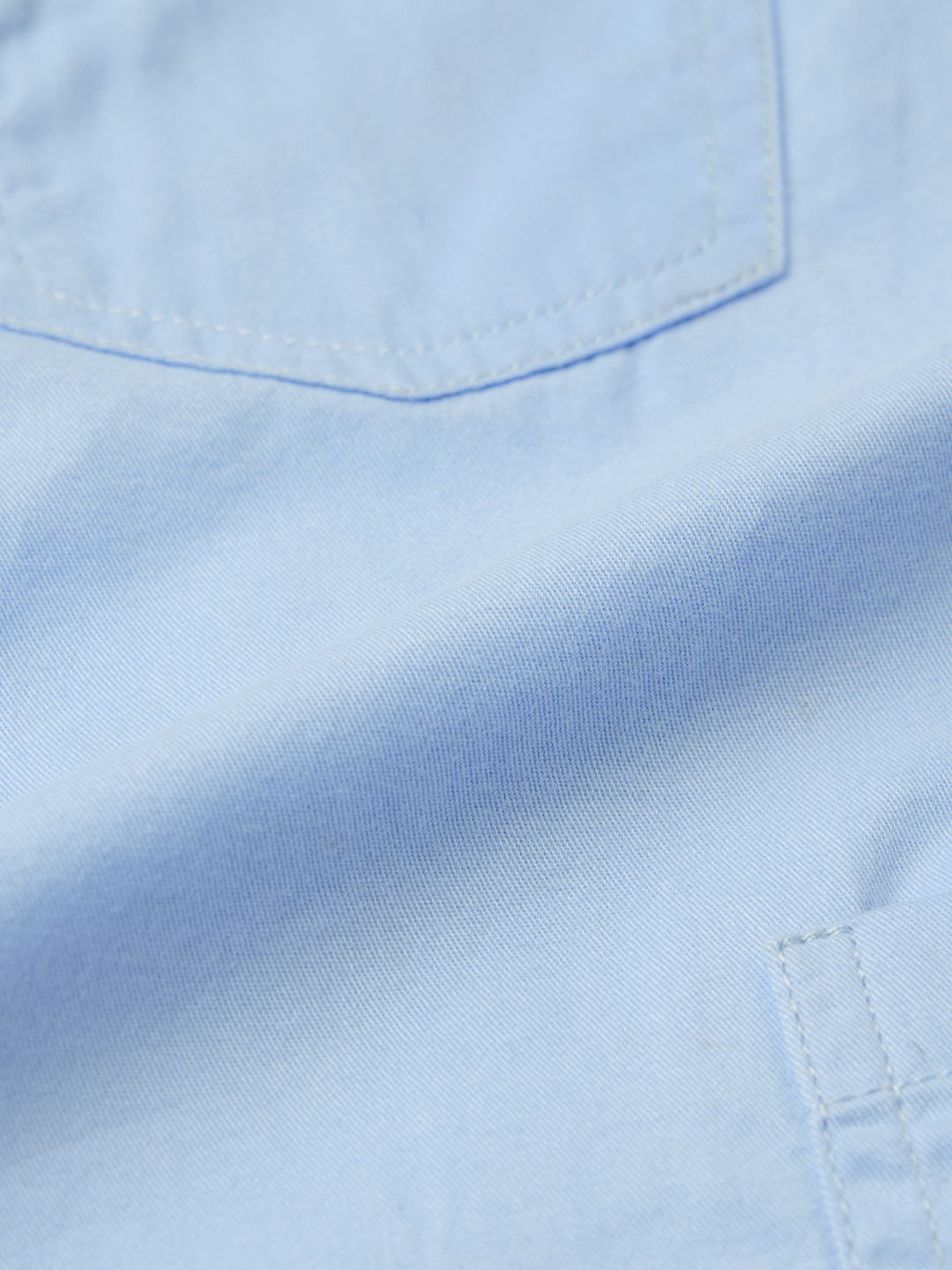 Paperbag Pants: Ice Blue Girls Cotton Trousers (2-8 Yrs)