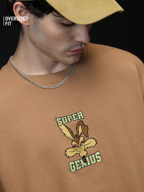 Looney Tunes Ottoman: Super Genius Oversized T-Shirts