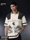 Oversized Polo: Wild Dragon Oversized Polos