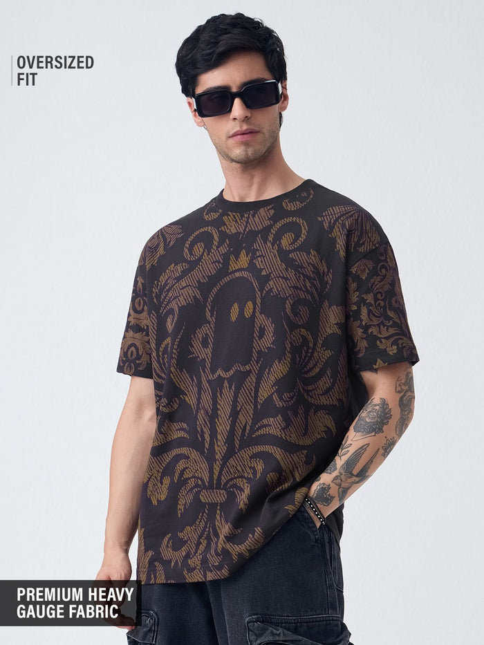Mystic Noir Oversized T-Shirts