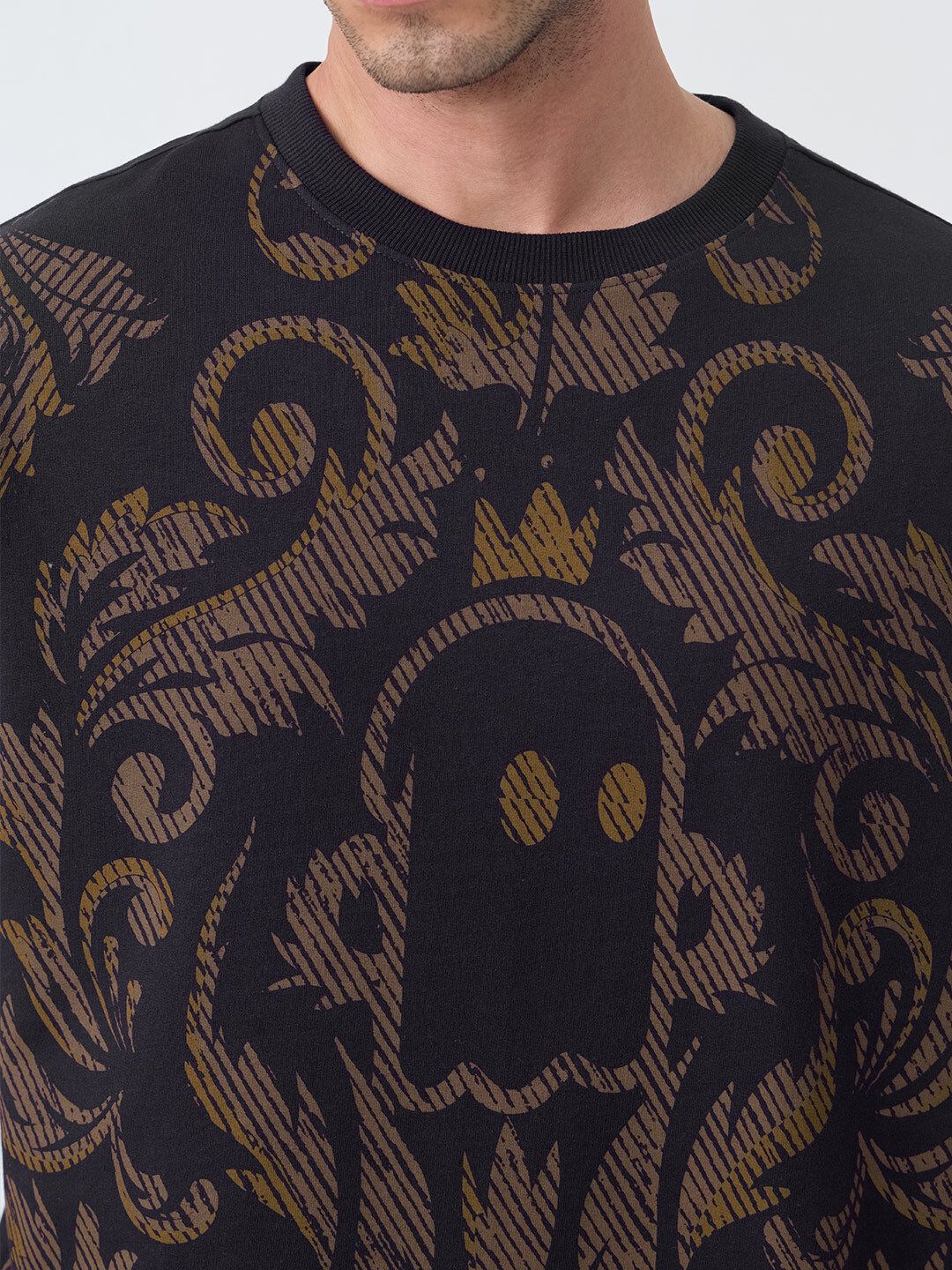 Mystic Noir Oversized T-Shirts
