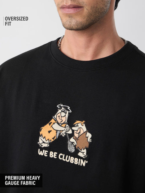 Flintstones: We Be Clubbin Oversized T-Shirts