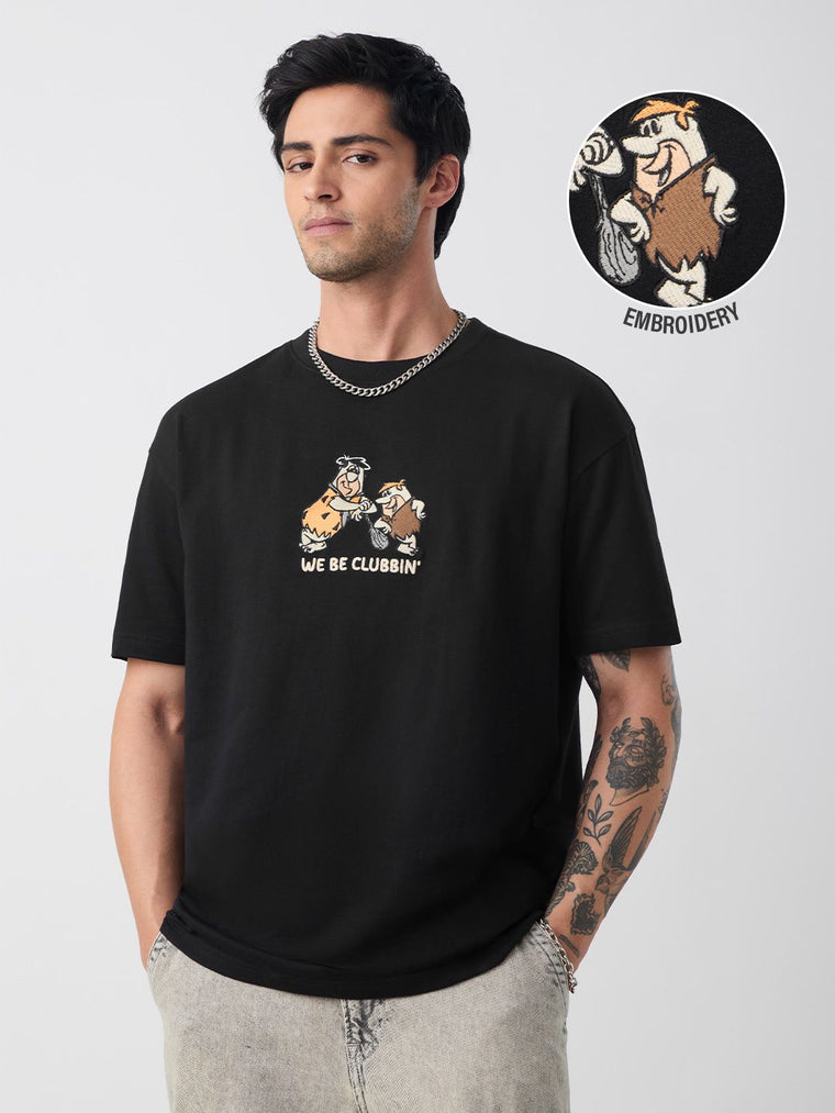Flintstones: We Be Clubbin Oversized T-Shirts