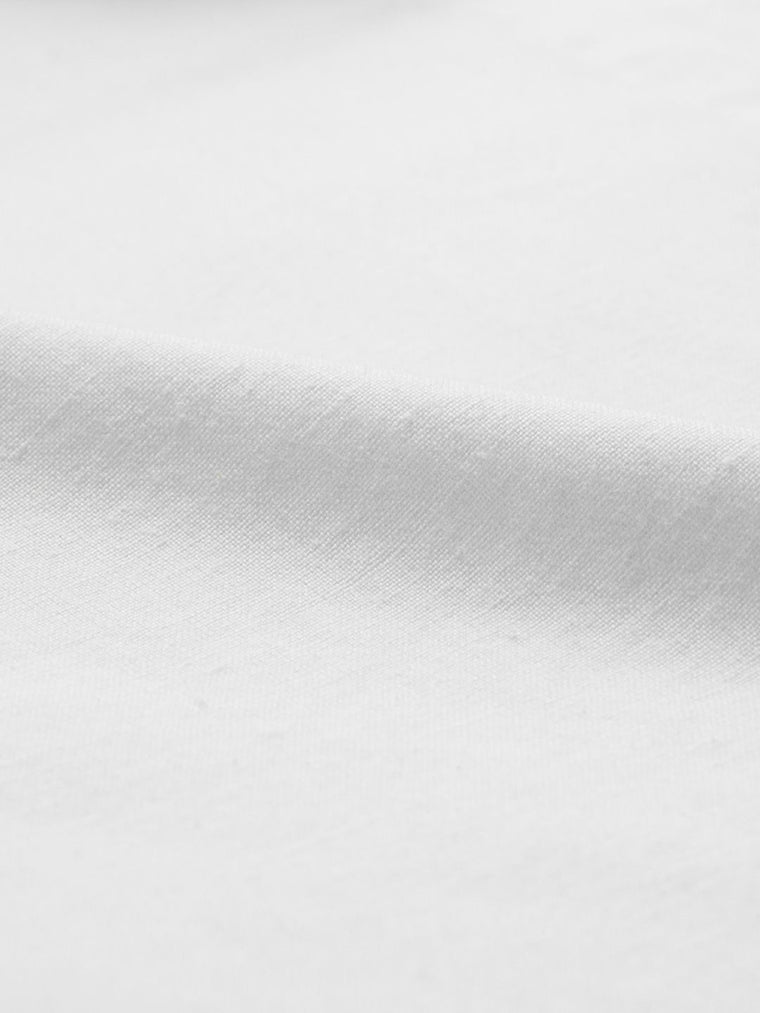 Cotton Linen Shirt: White Women Oversized Shirts