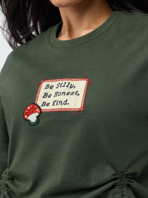 TSS Originals: Be Honest Women Oversized Cropped T-Shirts