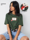 TSS Originals: Be Honest Women Oversized Cropped T-Shirts