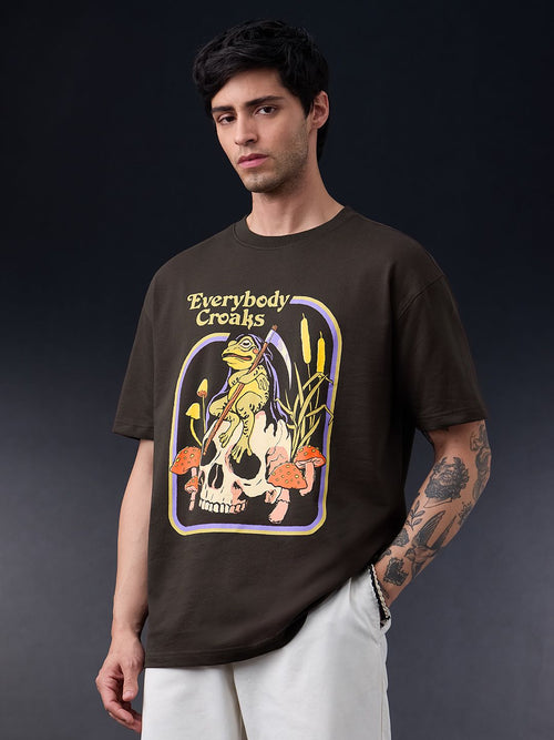 Steven Rhodes: Everybody Croaks Oversized T-Shirts