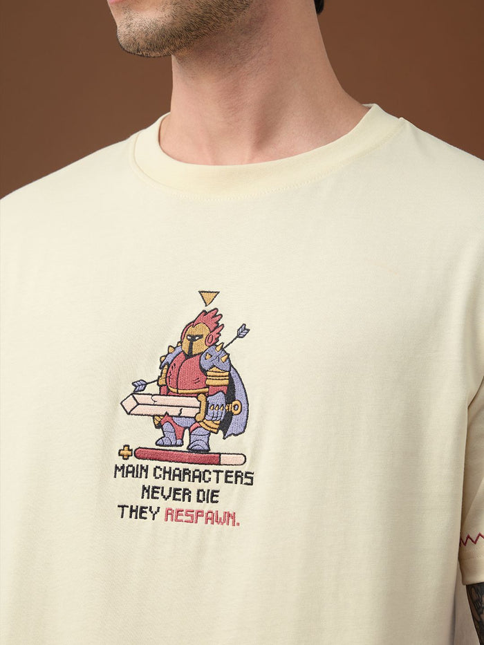 Casual Classics: Gamer Warrior Men Relaxed Fit T-Shirts