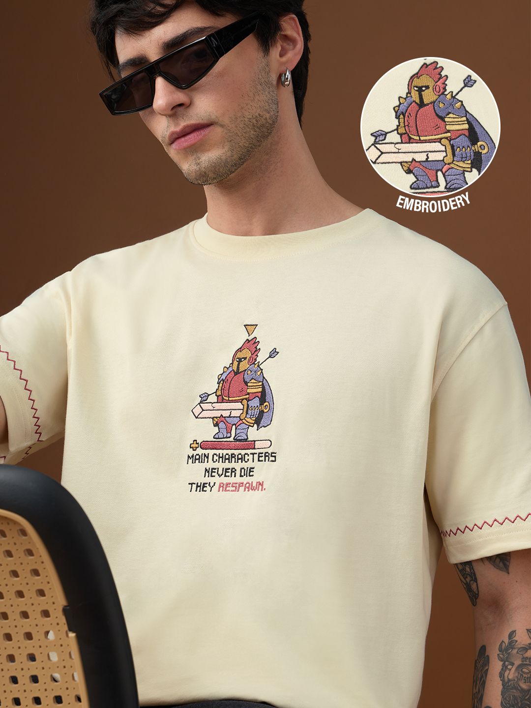 Casual Classics: Gamer Warrior Men Relaxed Fit T-Shirts
