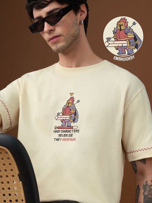 Casual Classics: Gamer Warrior Men Relaxed Fit T-Shirts