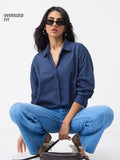 Oversized Solids: Stellar Women Oversized Shirts