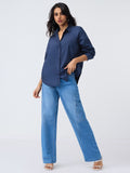 Oversized Solids: Stellar Women Oversized Shirts