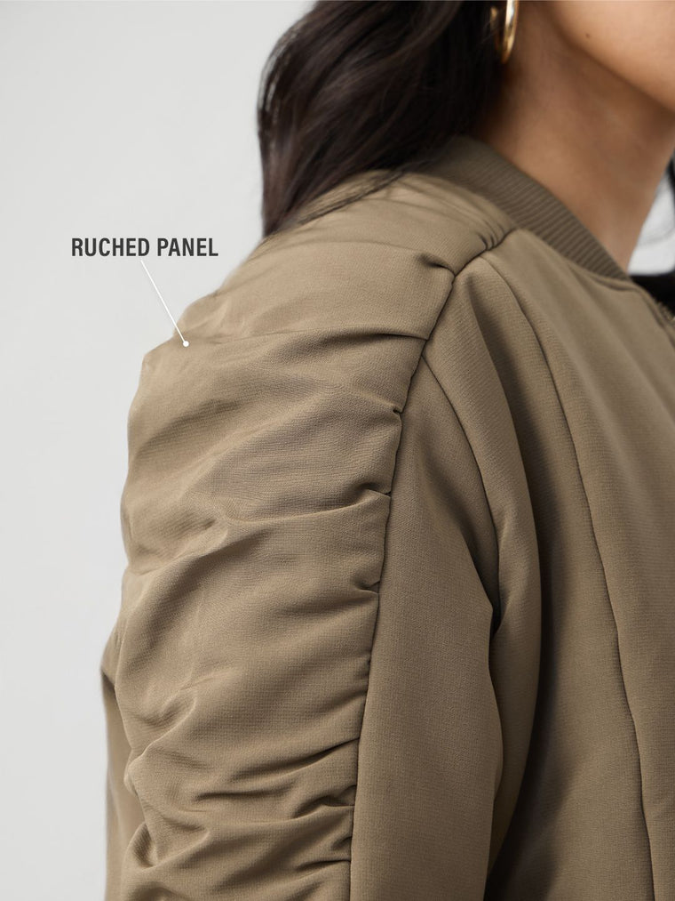 Bomber Jacket: Brown Sugar Women Bomber Jackets