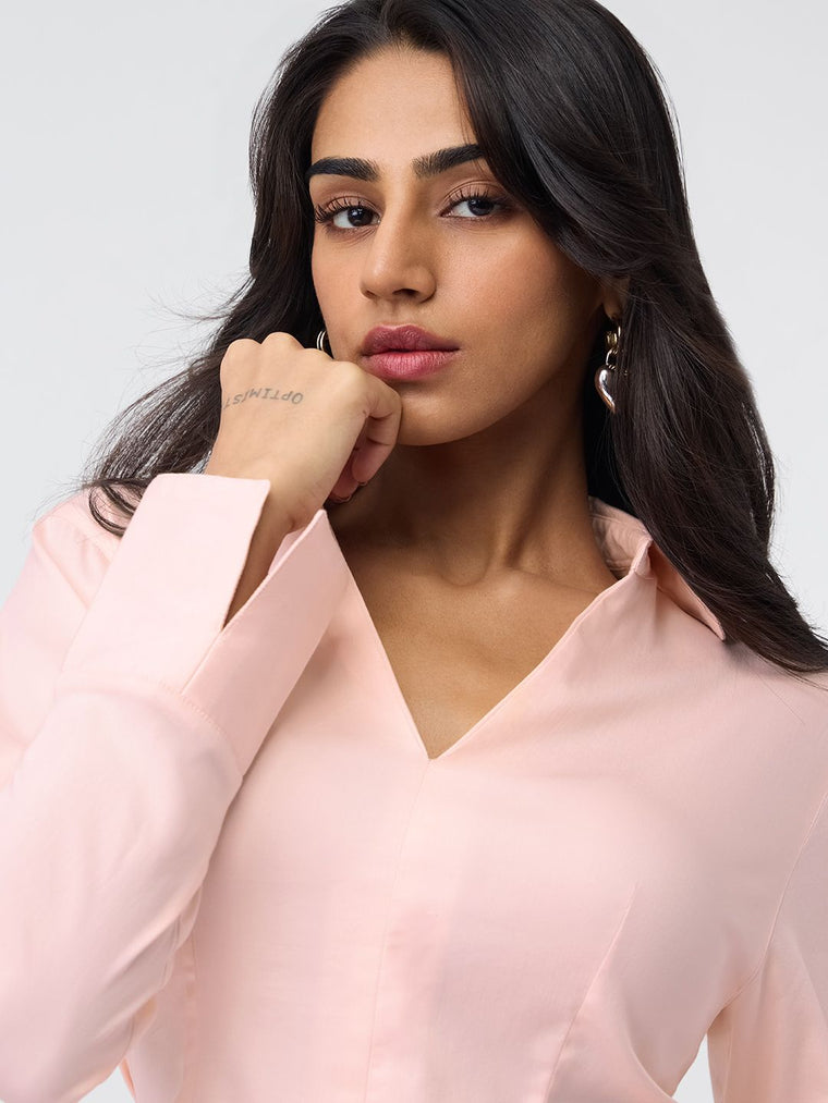Corset Shirt: Rosebud Women Fitted Shirts