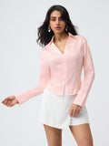 Corset Shirt: Rosebud Women Fitted Shirts