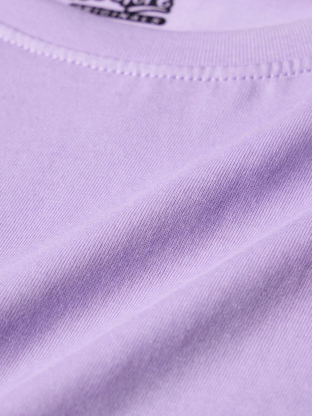 Solids: Deep Lavender Oversized T-Shirts