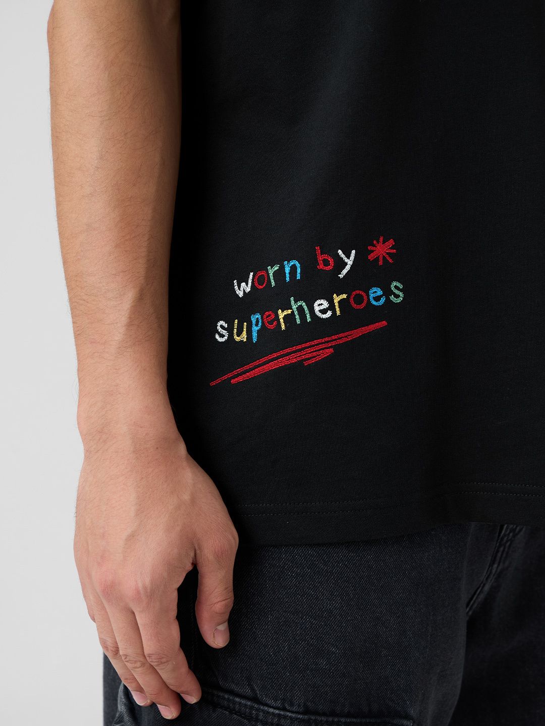 Souled: Colour Stroke Oversized T-Shirts