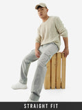 Solids: Storm Grey Men Cargo Pants