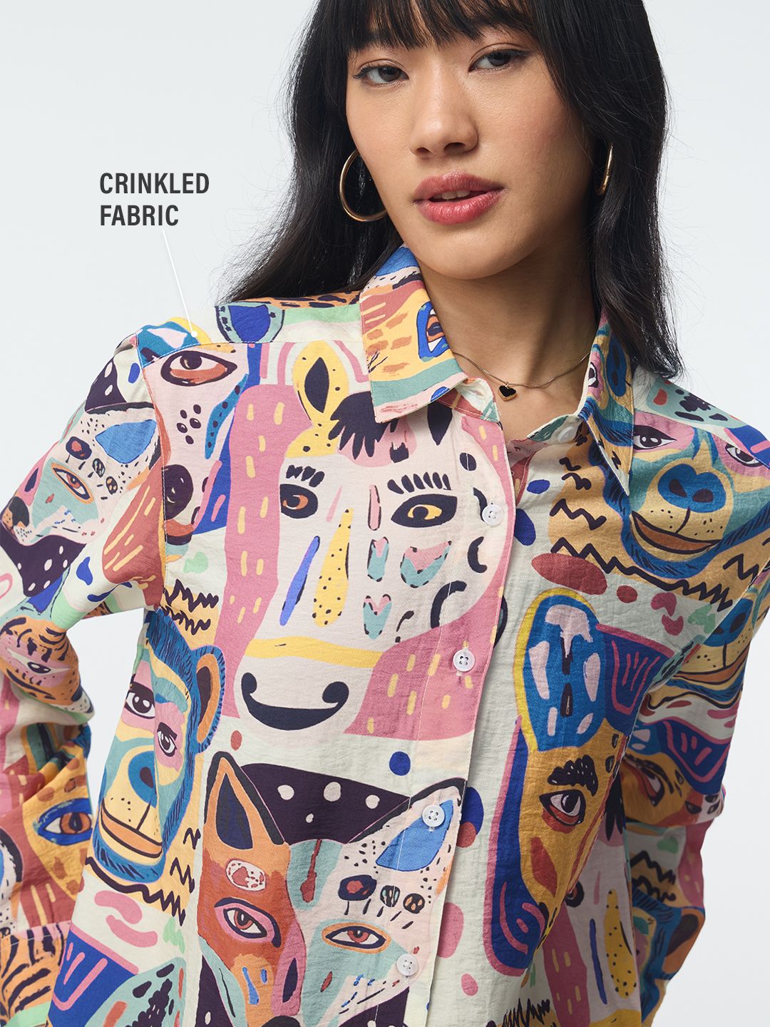 TSS Originals: Funky Animals Women Relaxed Shirts