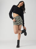 Camo Skirt: Desert Olive Women Skirts