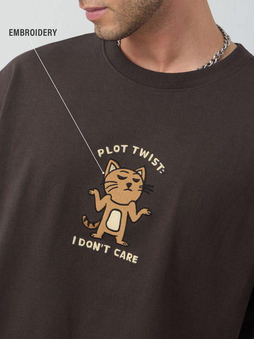 Oversized T-Shirt: Don't Care Oversized T-Shirts