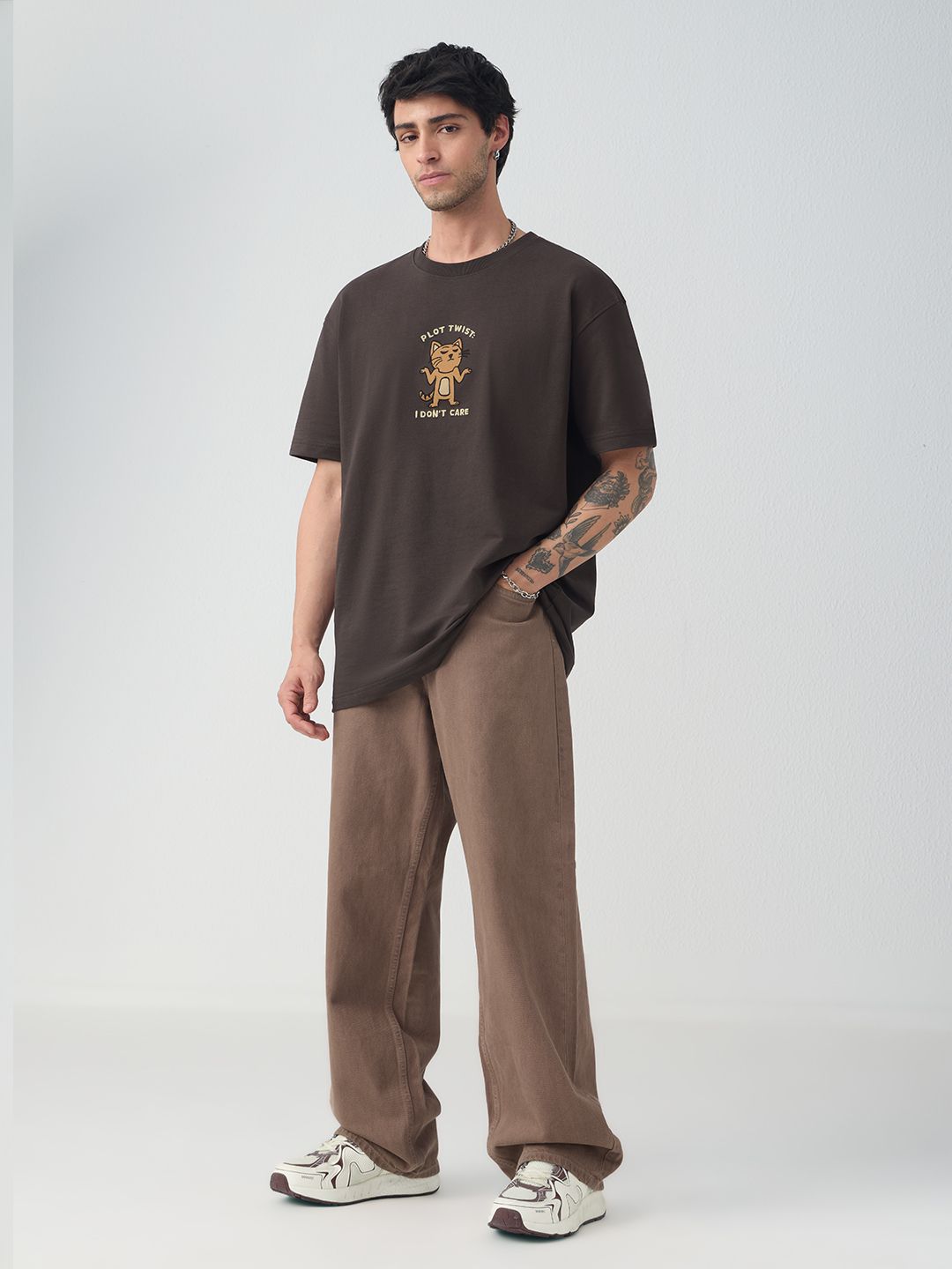 Oversized T-Shirt: Don't Care Oversized T-Shirts