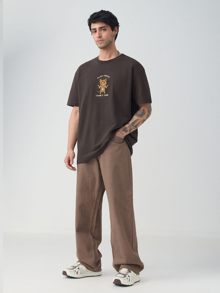 Oversized T-Shirt: Don't Care Oversized T-Shirts