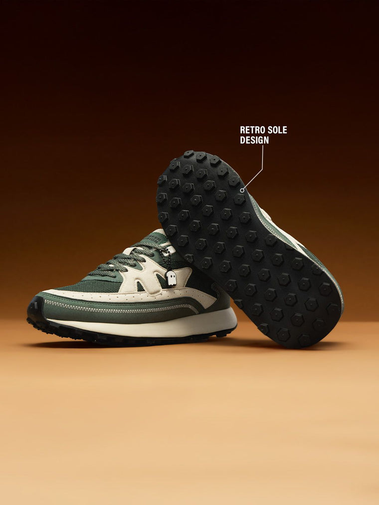 Milano: Olive Men Low Top Sneakers