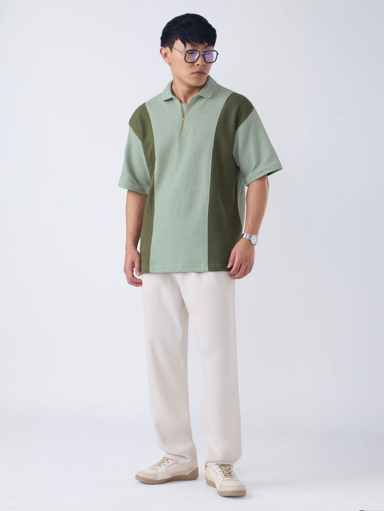 Oversized Polo: Smoked Pine Oversized Polos