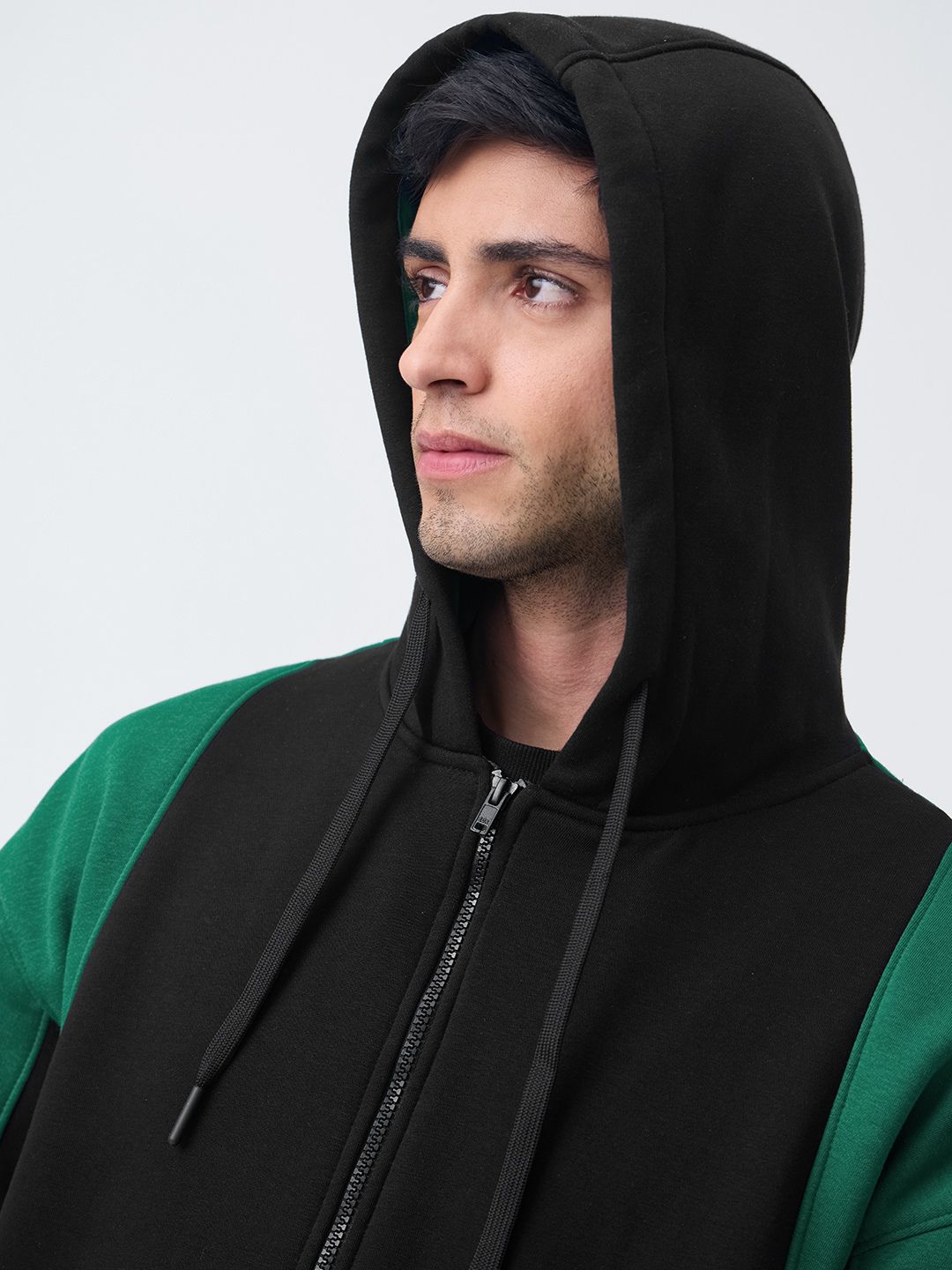 Zipper Hoodie: Noir Men Oversized Hoodies
