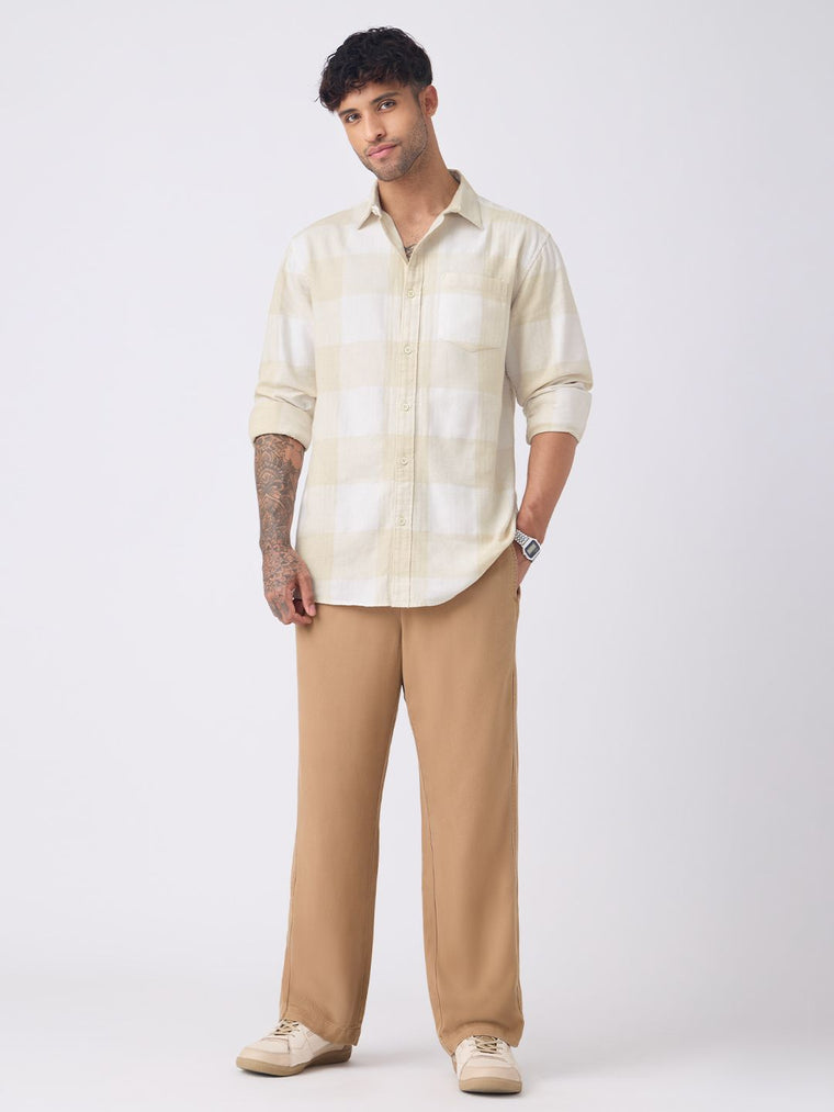 Cotton Linen: Driftwood Cotton Linen Shirts