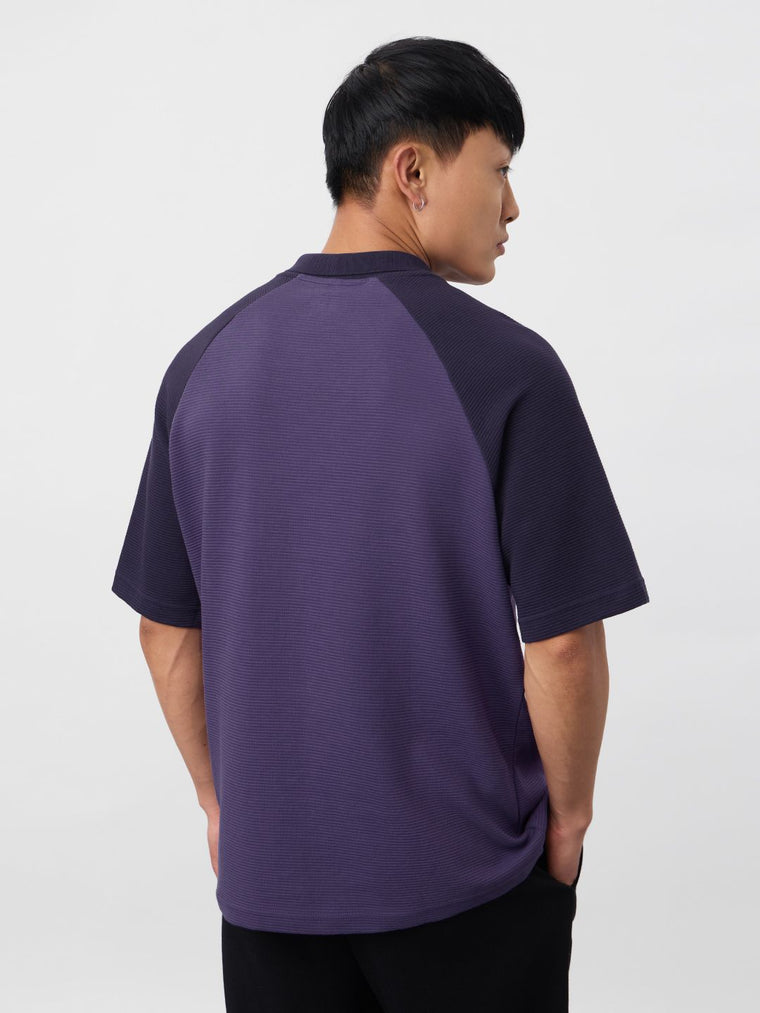 Ottoman Colourblock: Twilight Zipper Polos