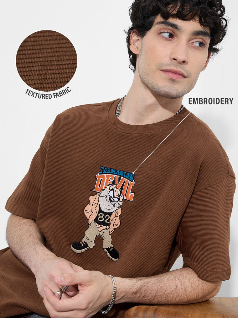 Looney Tunes Ottoman: Devil Taz Oversized T-Shirts