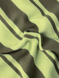 Stripes: Green, Black Zipper Polos