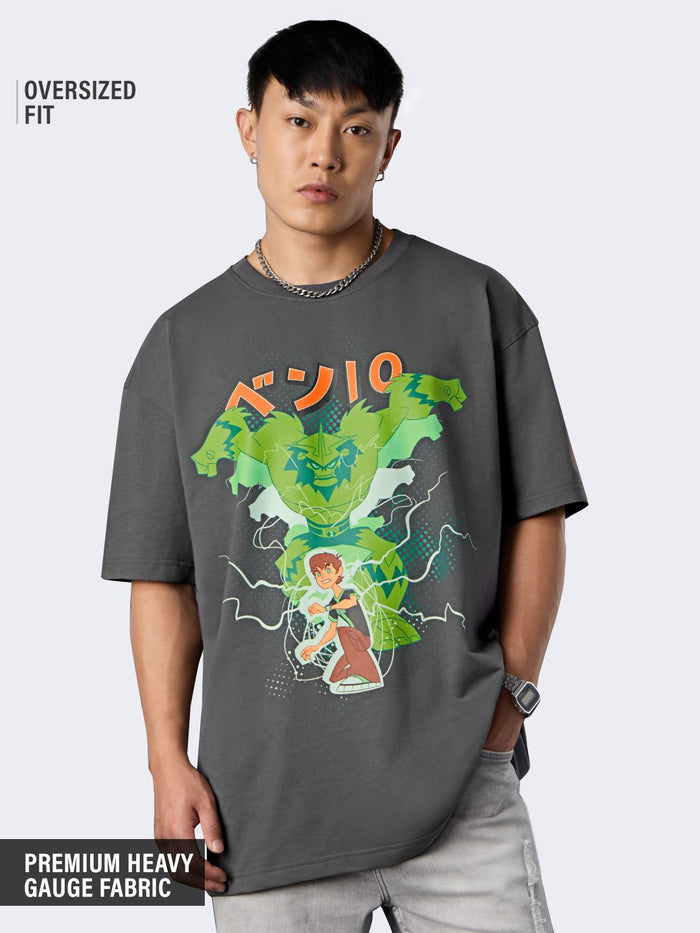 Ben 10 Omniverse: Shocksquatch Oversized T-Shirts