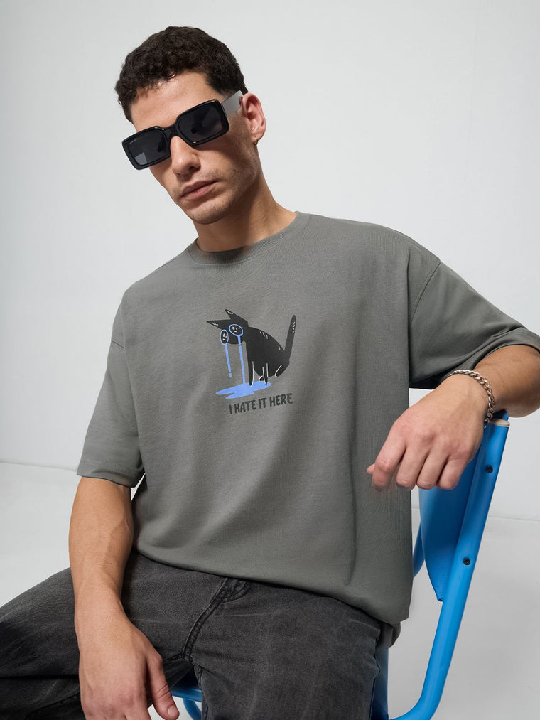 Oversized T-Shirt: Hate It Here Oversized T-Shirts