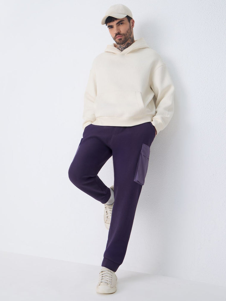 Solids: Berry Purple Men Joggers
