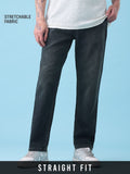 Straight Fit Denim: Ocean Depth Men Straight Fit Jeans