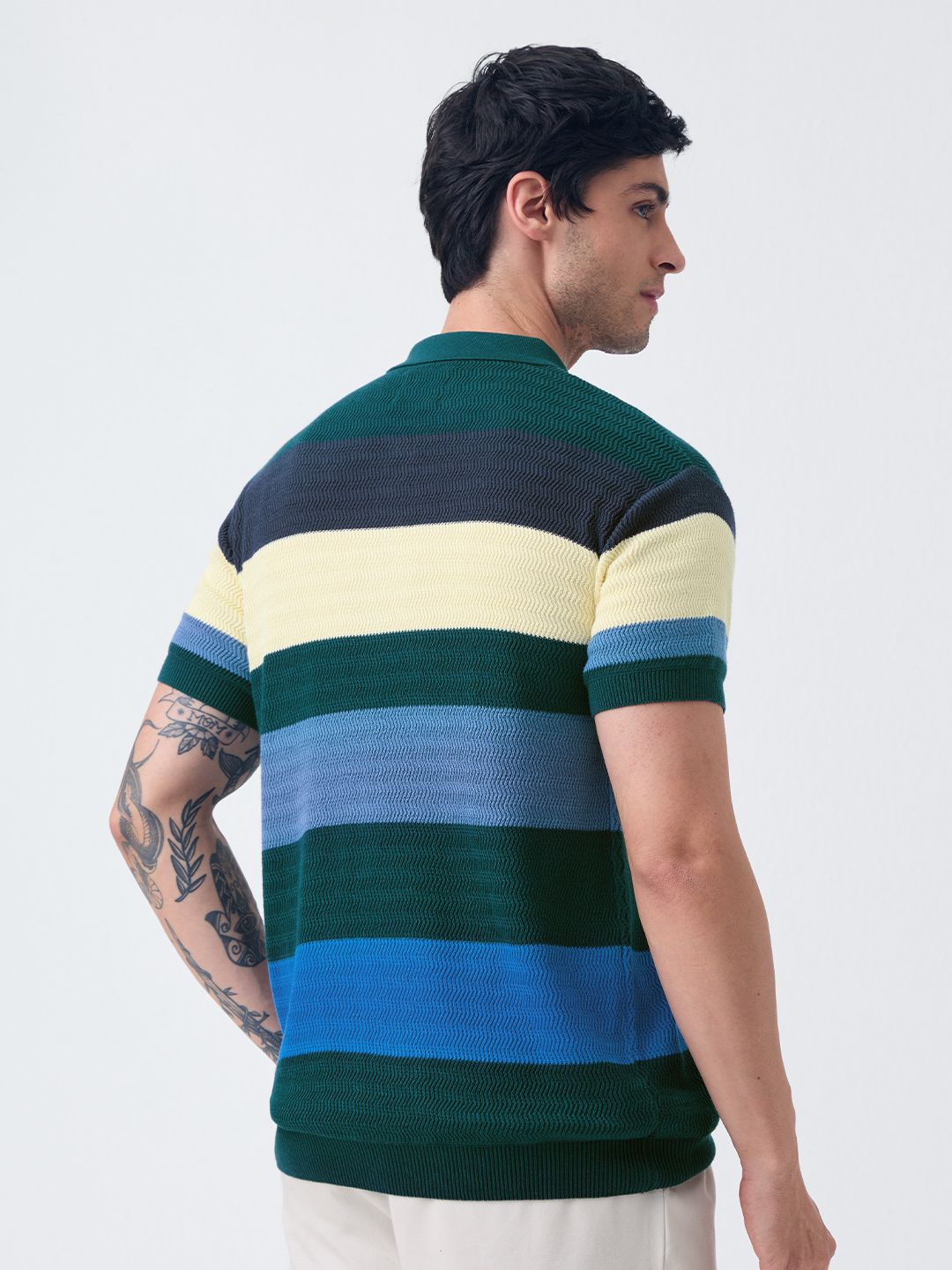 Jacquard Polo: Marine Vibe Classic Polos