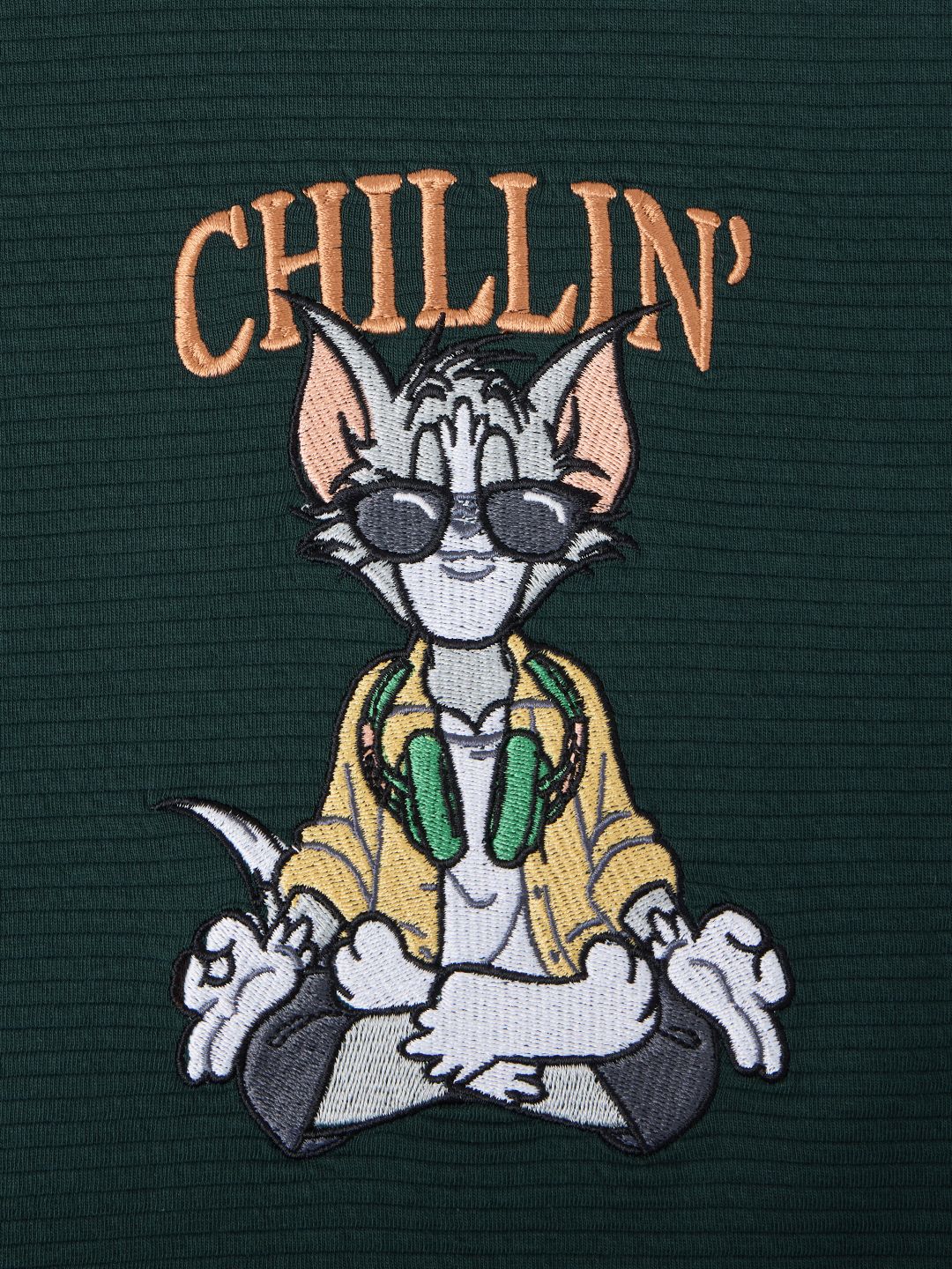 Textured Tshirt: Tom Chillin' Time Women Oversized T-Shirts
