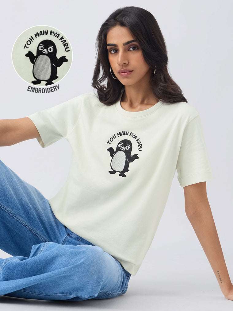 TSS Originals: To Main Kya Karu Women Relaxed T-Shirts