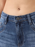 Relaxed Straight-Fit Denim: Indigo Women Straight Denims
