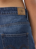 Relaxed Straight-Fit Denim: Indigo Women Straight Denims