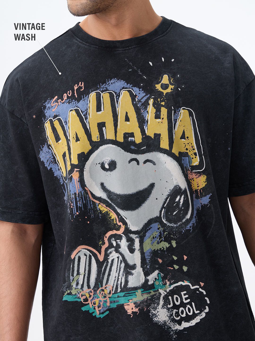 Peanuts: Laughing Snoopy Oversized T-Shirts
