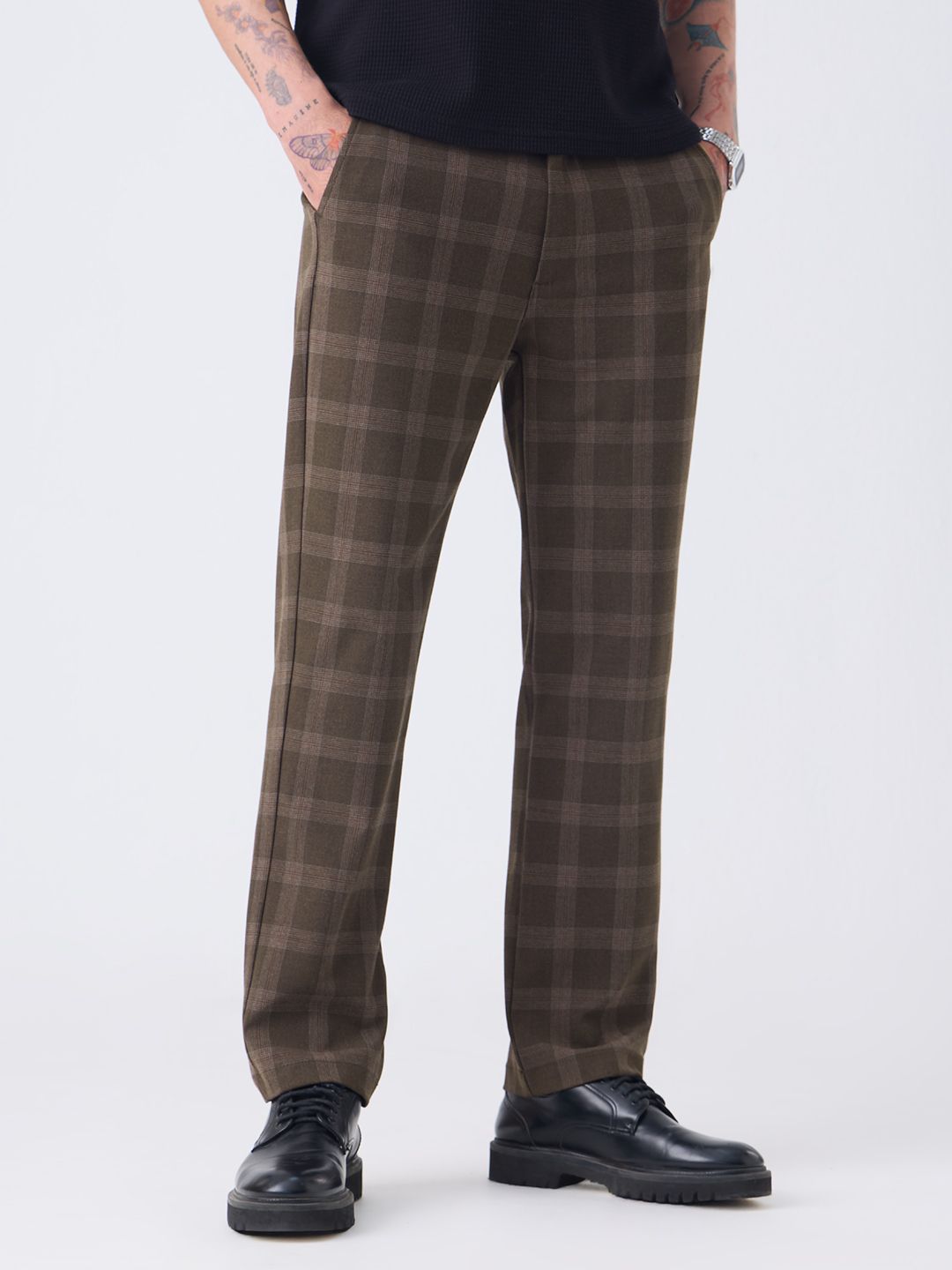Stretch Pants: Chestnut Men Super Flex Pants