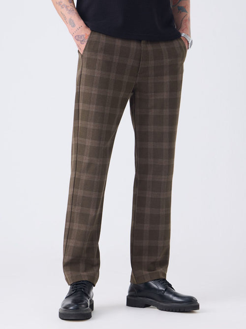 Stretch Pants: Chestnut Men Super Flex Pants